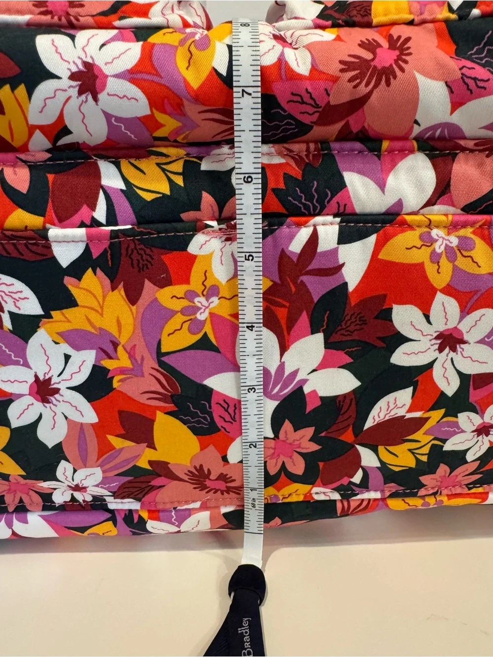 Vera Bradley Utility Tote Rosa Floral Recycled Cotton